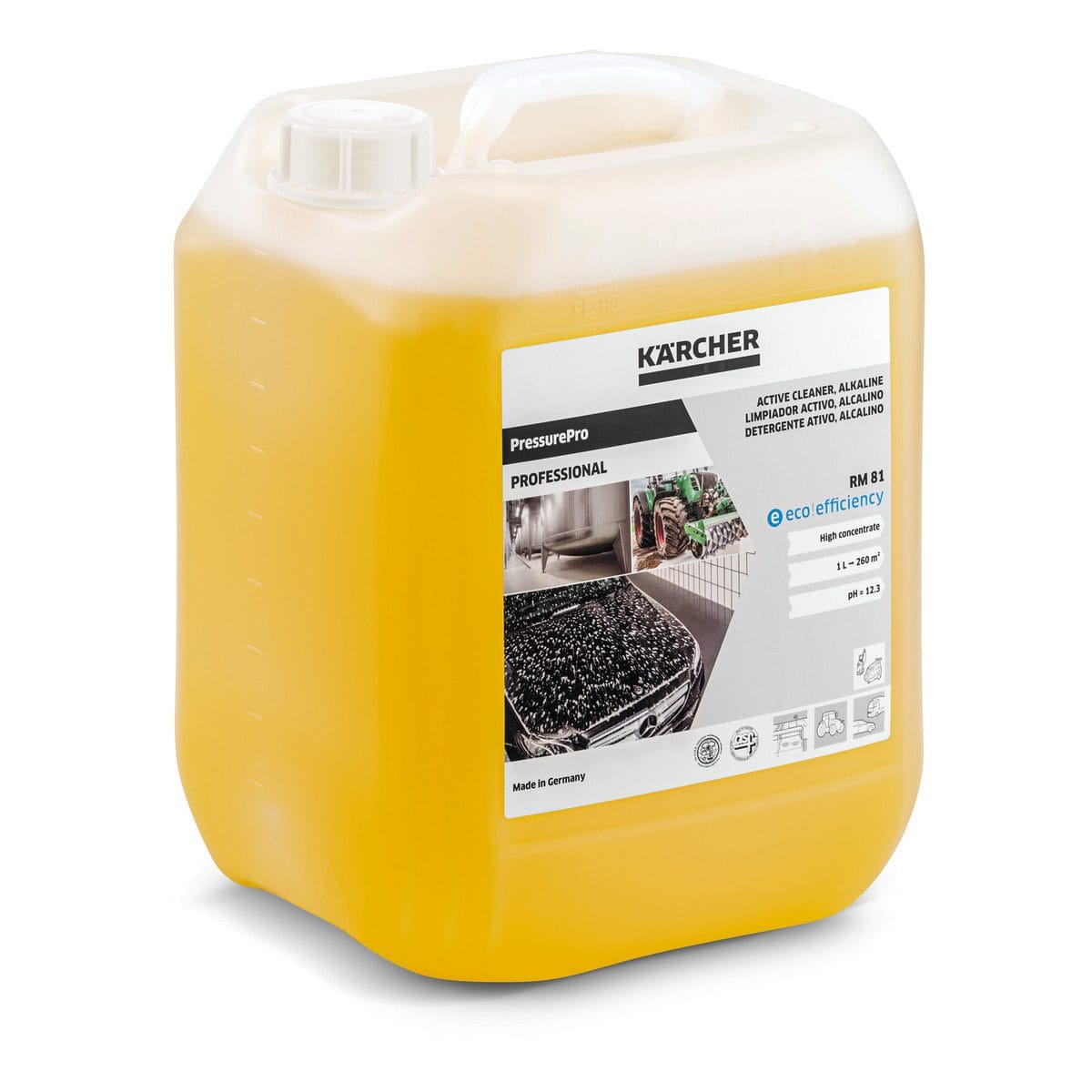 RM 81 eco!efficiency  PressurePro Активно средство за чистене, алкално - 10 L