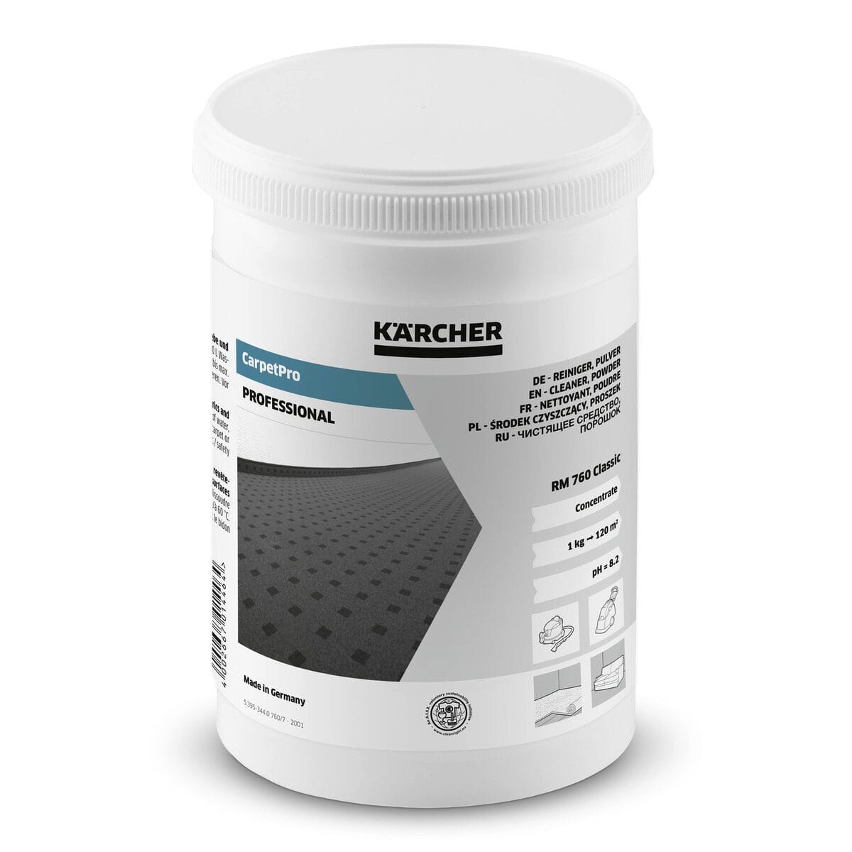 Препарат за почистване CarpetPro RM 760 Classic на прах, 0.8кг